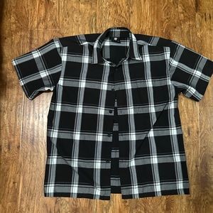 Plaid button up shirt